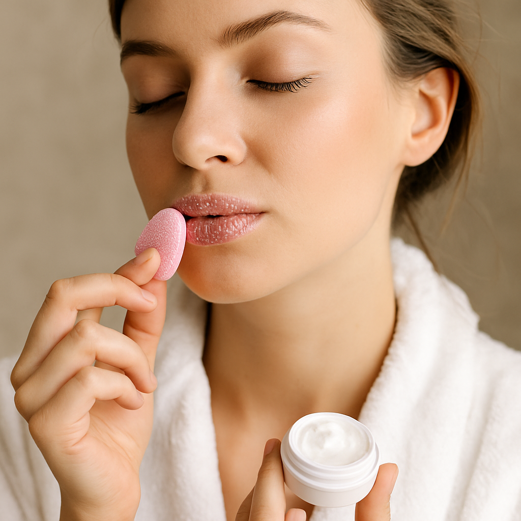 Mintora lip exfoliating and mask tools for soft, hydrated lips