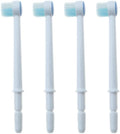 Replacement Dental Water Brush Heads Compatible with Waterpik Water Flossers Toothbrush and Oral Irrigators, 4-Pack