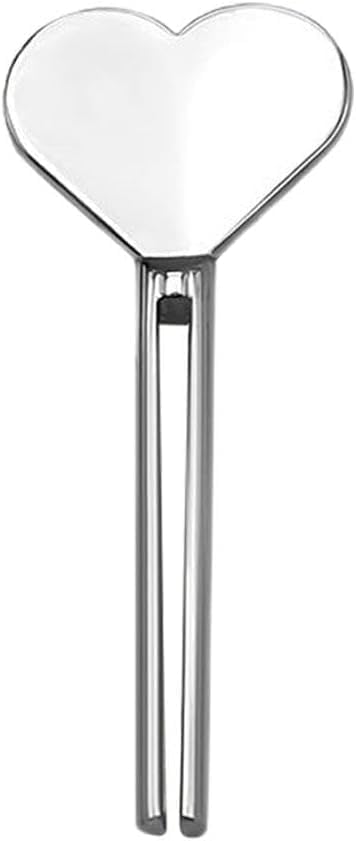 Cordate Metal Manual Toothpaste Squeezer Stainless Steel Dispenser Tube Squeezer Hand Cream Tube Key Roller Set Bathroom Accessorie Daily Living Tube Squeezing Aids