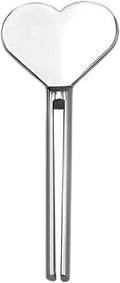 Cordate Metal Manual Toothpaste Squeezer Stainless Steel Dispenser Tube Squeezer Hand Cream Tube Key Roller Set Bathroom Accessorie Daily Living Tube Squeezing Aids