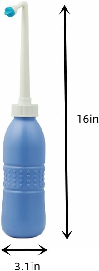 Portable Bidet Bottle for Travel Personal Hygiene Care Manual Bidet (16in)