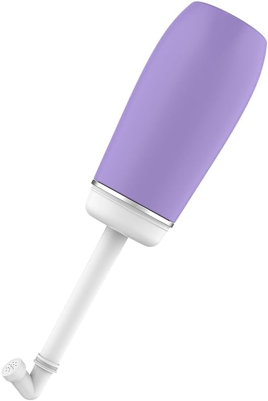 Portable Bidet for Travel Friendly Handheld Personal Peri Bottle 400ml Convenient Leakproof Design Personal Hygiene Cleaning (Purple, 400ml)