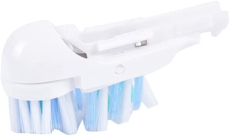 20Pcs Spinbrush Oral Toothbrush Replacements Heads Dual Cross Action Clean Attachments Sensitive Brush Refill Rotating Sets 3D White Fit for Oral B 4732 3733 4734