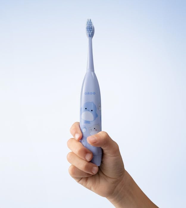 ORDO Squishmallows Toothbrush, Sonic Battery Toothbrushes for Kids, Soft Bristles, Extra Brush Head Inc, Gift for Kids Aged 4 Years and Up, Battery Included, Samir