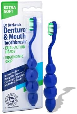 Dr. B Dental Solutions Denture Care Bundle | Cleanadent Denture & Gum Toothpaste (4 oz) + Ergonomic Toothbrush with Extra Soft Bristles | Ideal for Healthy Gums, Freshness & Stain Removal