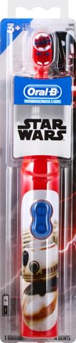 Oral-B Kids Battery Power Electric Toothbrush Featuring Disney's Star Wars for Children and Toddlers age 3+, Soft (Characters May Vary), Multi