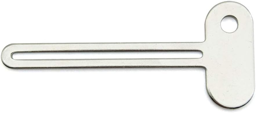 Silver Semicircular Metal Manual Toothpaste Squeezer Stainless Steel Dispenser Tube Squeezer Hand Cream Tube for Key Set Practi Toothpaste Squeezer Dispenser Reduce Toothpaste Waste