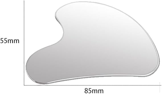 Stainless Steel Gua Sha Facial Massage Tool – Metal Guasha Scraper for Face, Jawline, Neck & Body – Skin Tightening, Puffiness Reducing, Sculpting & Relaxation – Perfect Beauty & Skincare Gift