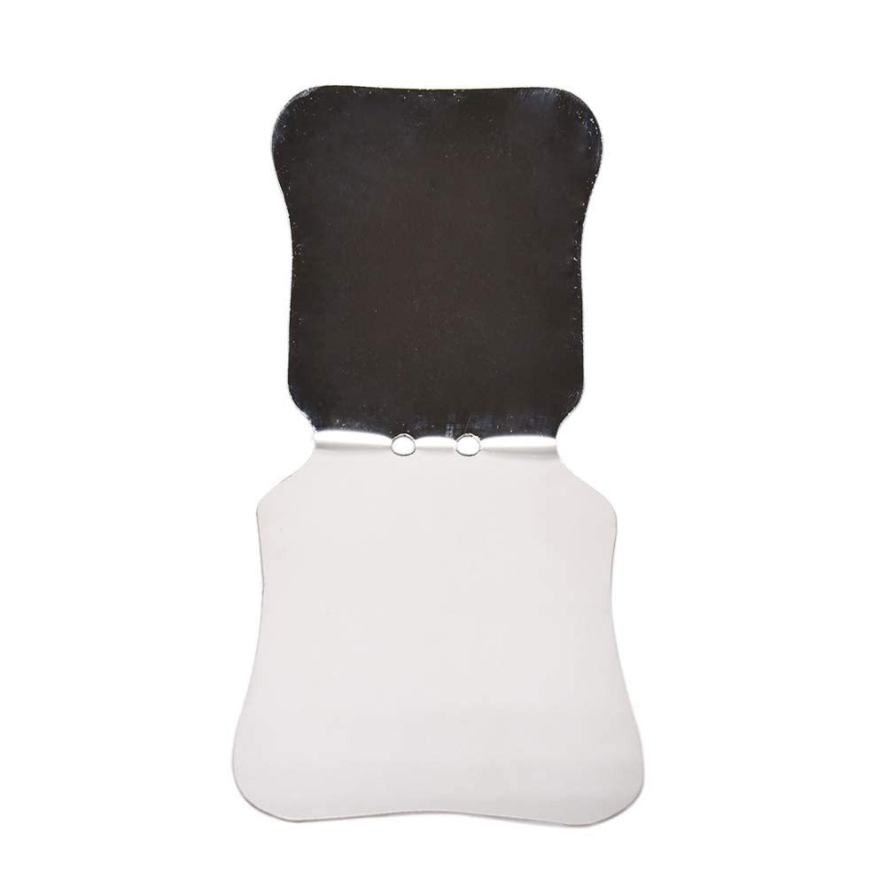 Angzhili 1 piece Dental Photography Mirrors Dental Orthodontic Mirror Stainless Steel Single Sided Photographic Occlusal Mirror,Bendable Dental Oral Mirror Intra-Oral Reflector(A type)