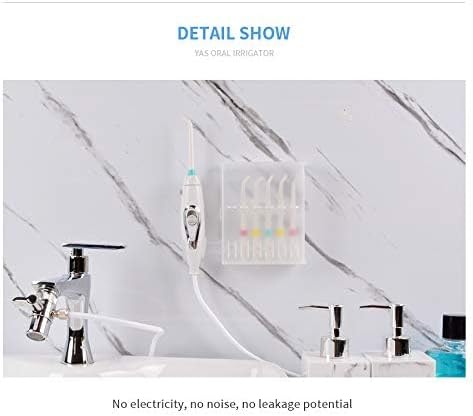 Water Flosser for Family Use, Oral Irrigator Non-Electric Safety Adjustable Faucet & Shower Spa, Water Pressure Dental Oral Care Tooth Cleaning.
