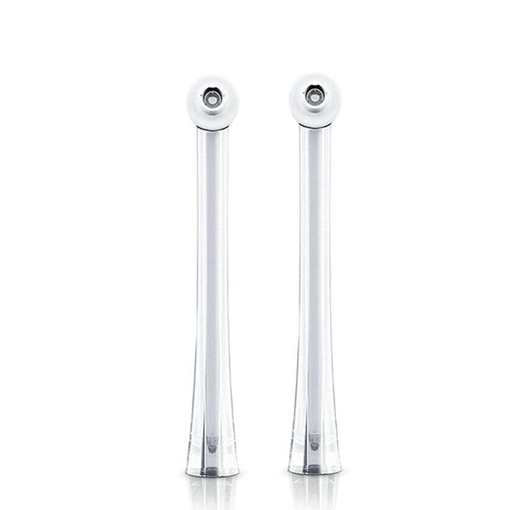2PCS Oral Irrigator Nozzle Fit for Philips Soni care AirFloss Ultra HX8032/HX8331/HX8332/HX8340/HX8341/HX8381, Generic Soni care Flosser Replacement Heads