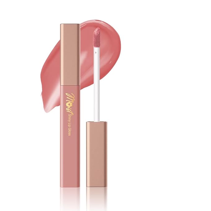 Lip Stain Hydrating High Shine – Lightweight Non-Sticky Glossy Lip Tint, Mirror Shine Moisturizing Lip Makeup for Plump & Full Lips, Long-Lasting Rich Color Lip Glaze, Soft Smooth Lip Gloss 03#