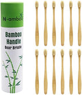 Boar Bristles Natural Bamboo Toothbrush Eco-Friendly Biodegradable Zero Waste Pack of 12