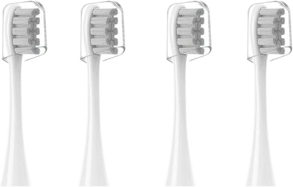 GTHUNDER Electric Rreplacement Toothbrush Heads Suitable for Oclean.with Hygienic Caps,Vacuum-Packed.Fits Adapted for All Oclean Models x pro Elite, X, X Pro,Flow,F1,Air 2-4Pcs(Grey)