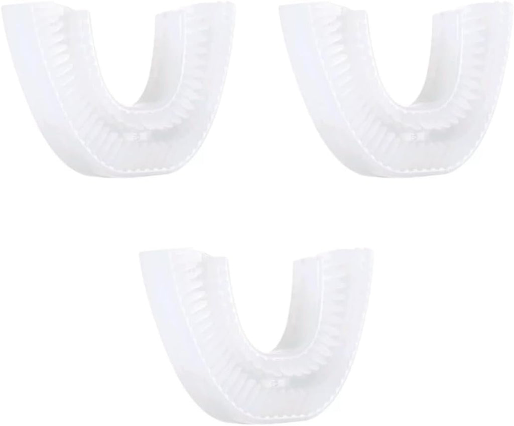 Scandinavian Smiles Brush 360° U-Shape Electric Toothbrush for Adults, IPX7 Waterproof,Oral Cleaning,Hands-Free Auto-Cleaning (3 Replacement Brush Head)