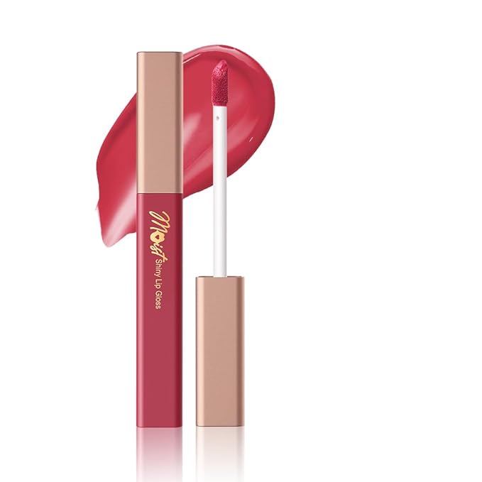 Lip Stain Hydrating High Shine – Lightweight Non-Sticky Glossy Lip Tint, Mirror Shine Moisturizing Lip Makeup for Plump & Full Lips, Long-Lasting Rich Color Lip Glaze, Soft Smooth Lip Gloss 10#