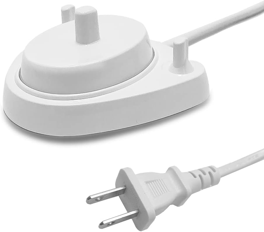 Replacement Charger Base for Braun Oral-B 3757,Inductive Charger Fits Oral B Genuine Pro and Most,Portable Replacement Oral B Toothbrush Charger Base with Charger Holder Toothbrush Heads Organizers