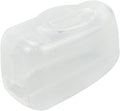 50Pcs Toothbrush Cap Covers Toothbrush Head Protector Case for Travel or Home,Clear-White