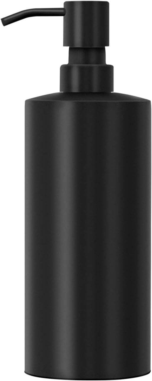 ARKTEK Large Stainless Steel Countertop Soap Dispenser Matte Black- Rust and Leak Proof Liquid Hand Soap Pump Bottle for Kitchen, Bathroom and Countertop Hand Dish Lotion (20 Oz / 600ml)