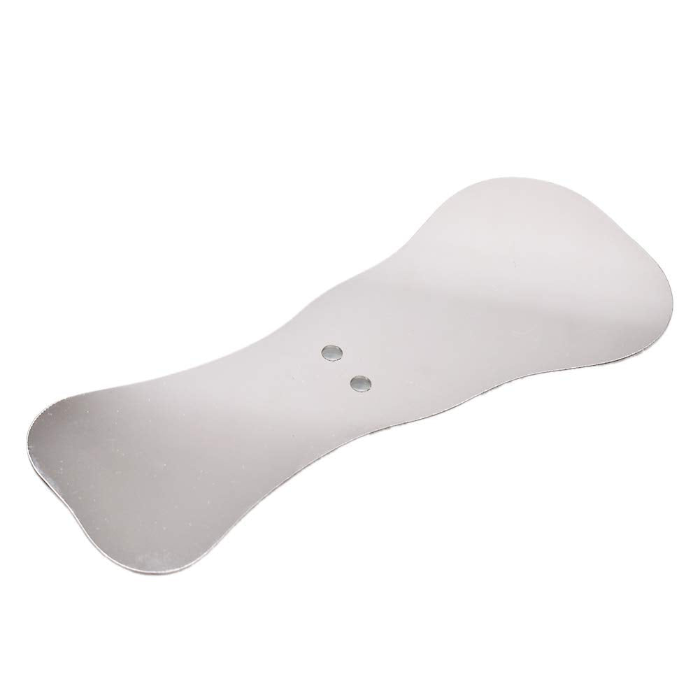 Angzhili 1 piece Dental Photography Mirrors Dental Orthodontic Mirror Stainless Steel Single Sided Photographic Occlusal Mirror,Bendable Dental Oral Mirror Intra-Oral Reflector(D type)