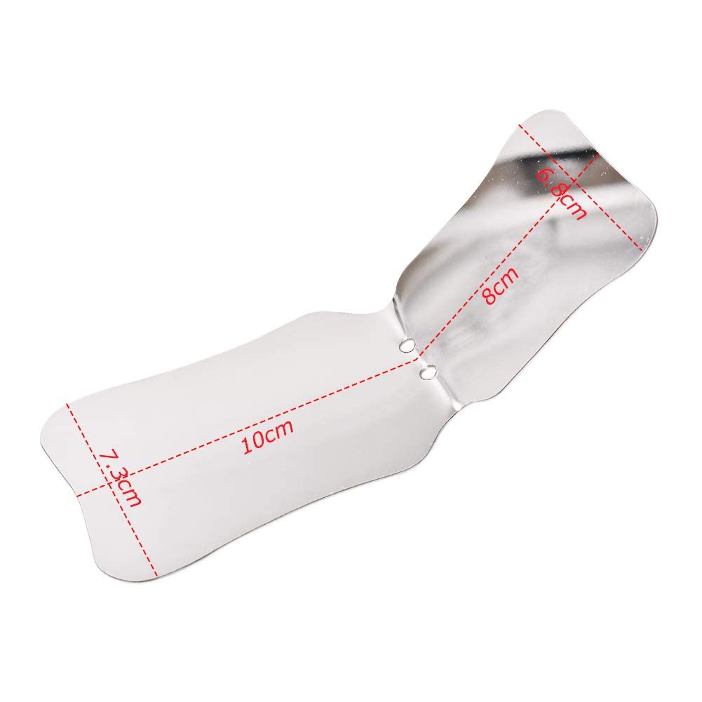 Angzhili 1 piece Dental Photography Mirrors Dental Orthodontic Mirror Stainless Steel Single Sided Photographic Occlusal Mirror,Bendable Dental Oral Mirror Intra-Oral Reflector(A type)