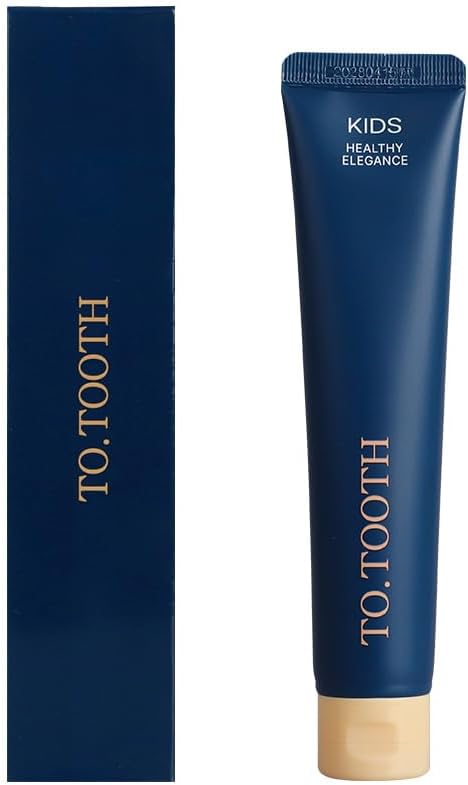 Generic totooth Kids Toothpaste 3.35oz – Fluoride-Free, Natural Ingredients, Gentle Foaming, Safe if Swallowed, with Fennel Herb Oil