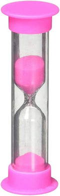 2 Minute Toothbrush Sand Timer for Kids, Kids Toothbrush Timer Hourglass Sandglass 2 Minutes Hourglass Rose Red
