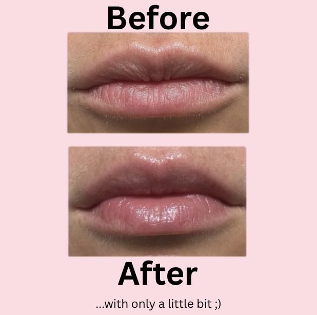 Shea Lip Butter - All Natural 4 Ingredient Lip Balm - Pack of 3 - for dry cracked lips, travel sized, ultra moisturizing vegan lip balm, for long lasting hydration, natural Peppermint scent