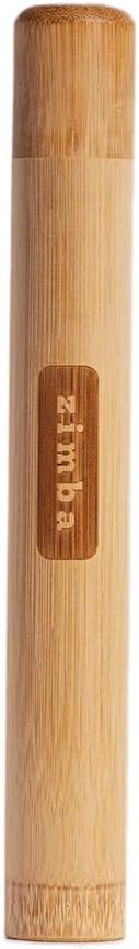 Zimba Bamboo Toothbrush Case | Breathable Toothbrush Travel Case for Bamboo Toothbrushes | Portable and Eco-Friendly Travel Toothbrush Kit and Toothbrush Holder
