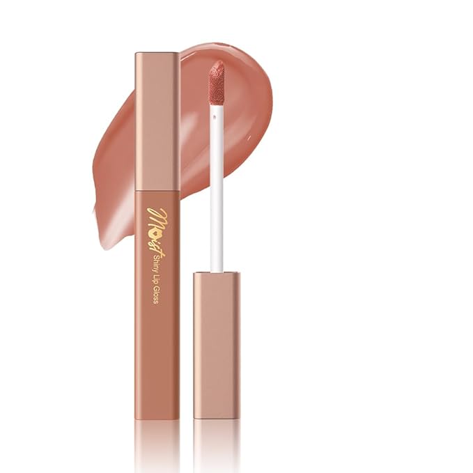 Lip Stain Hydrating High Shine – Lightweight Non-Sticky Glossy Lip Tint, Mirror Shine Moisturizing Lip Makeup for Plump & Full Lips, Long-Lasting Rich Color Lip Glaze, Soft Smooth Lip Gloss 06#