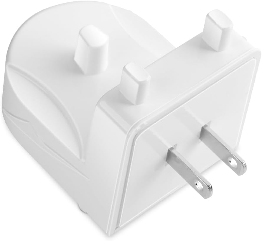 Wall Charger for Oral-B Braun Electric Toothbrush, Toothbrush Outlet Charger for Oral-B/Braun Most Models（Excluding iO 7/8/9/10 and Pulsonic Series） White
