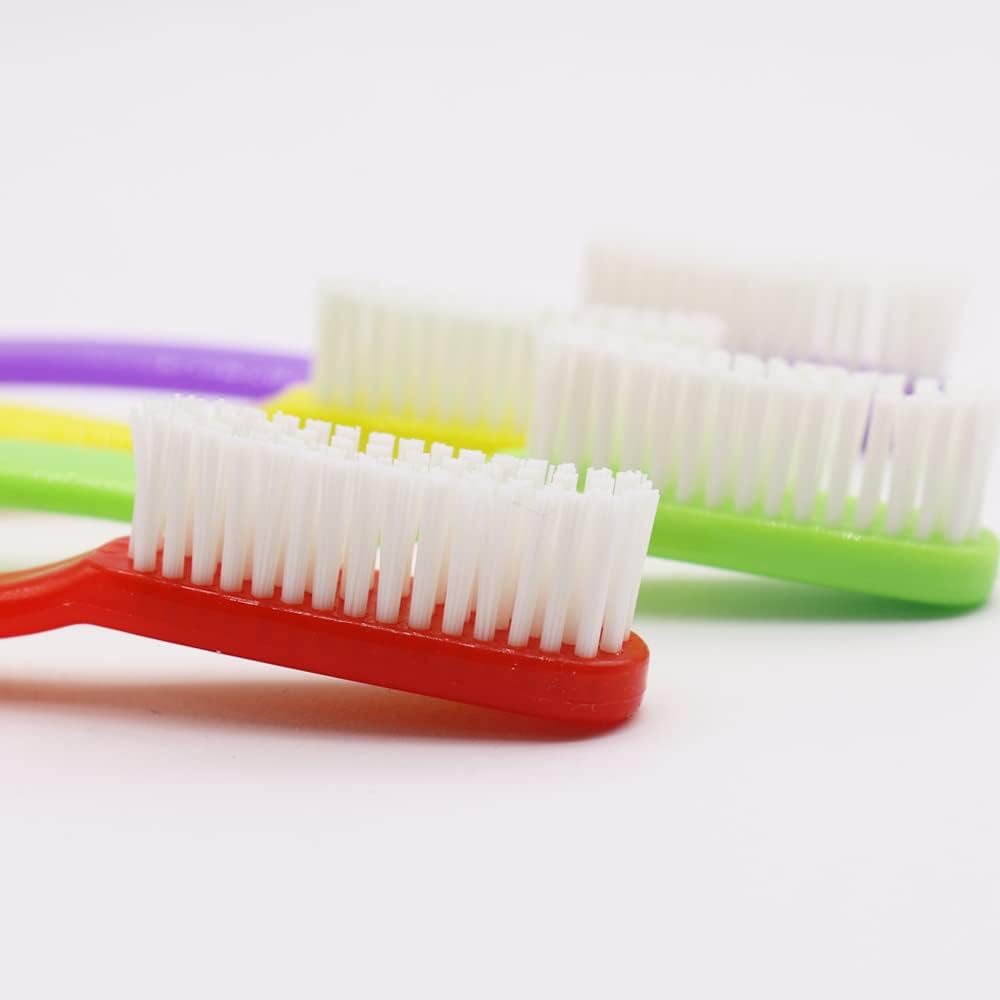 Hard & Firm Toothbrush Stiff Bristle Brush for Smokers Oral Care Teeth Whitening Cleaning for Adult Travel Pack of 24