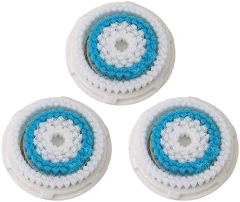 Facial Cleansing Brush Heads,Face Brush Head Replacements Compatible with Clarisonic Mia 1, Mia 2, Mia Fit, Alpha Fit, Smart Profile Uplift,Deep Pore and Sensitive（6 Pack）