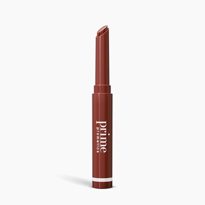 PRIME PROMETICS PrimeLip Plumping Lip Balm for Mature Women – 3-in-1 Lipstick, Gloss & Balm – Non-Stinging Lip Plumper – Smooths Lip Lines, Lightweight, Buildable Color (Cherry Noir)