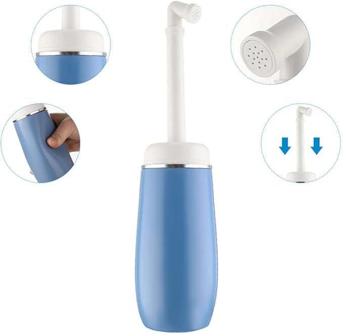 Portable Bidets 400ml Mini Bidet Toilet Water Sprayer Travel Bidet Bottle Peri Bottle for Women Essentials for Postpartum Perineal Care