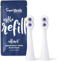 SuperMouth® SuperBristles® Ortho Replacement Brush Heads for Ultim8 SmartBrush – Ultra-Soft Bristles Clean 60X Better Around Braces, Advanced Sonic Cleaning, Dual Modes, 3 Color Options