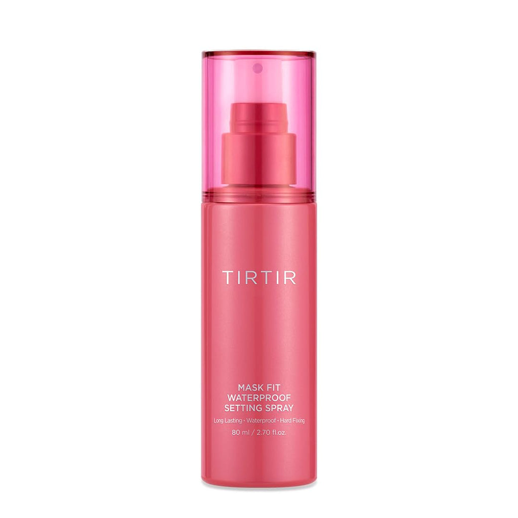 TIRTIR Waterproof Setting Spray – 24 Hour Long Lasting Fix, Sweatproof Water Resistant Makeup Finisher – Ethanol Free, Semi Matte Finish for Oily Skin – Korean Makeup Fixer