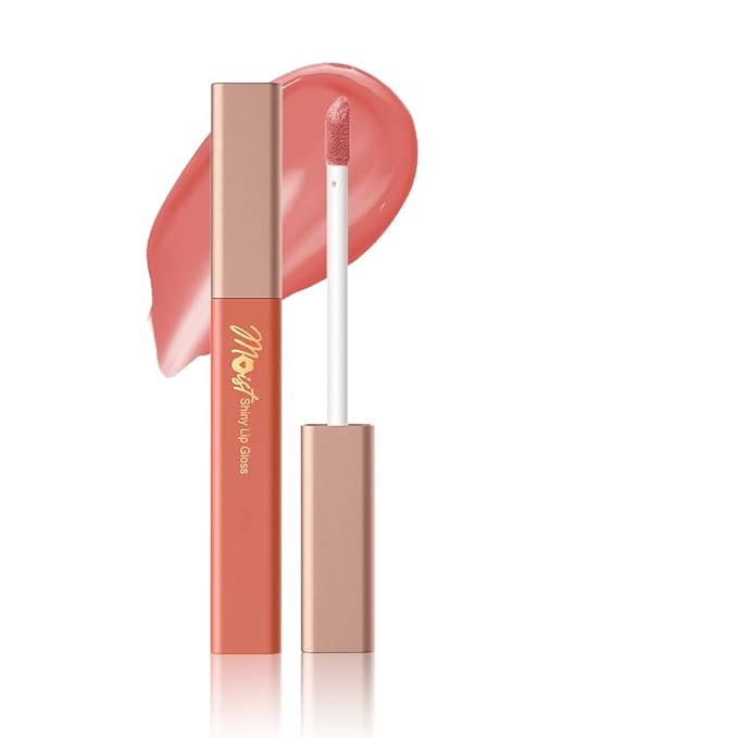 Lip Stain Hydrating High Shine – Lightweight Non-Sticky Glossy Lip Tint, Mirror Shine Moisturizing Lip Makeup for Plump & Full Lips, Long-Lasting Rich Color Lip Glaze, Soft Smooth Lip Gloss 02#