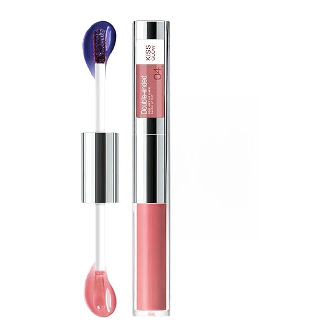 Peel Off Lip Liner & Gloss Stain in Rose Brown – Tattoo-Like Peel Off Lip Stain Liner + Hydrating High Shine Nude Gloss, Long-Lasting Waterproof Smudge-Proof Duo for Natural Mocha-Toned Lips 4