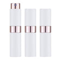 LISAPACK 8ML Atomizer Perfume Spray Bottle for Travel (3 PCS) Empty Cologne Dispenser, Portable Sprayer (White)