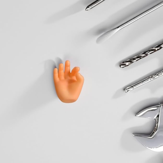 2Pcs Cartoon Toe Finger Toothbrush Holder with Suction Cup Wall-Mounted Bathroom and Kitchen Storage Organizer