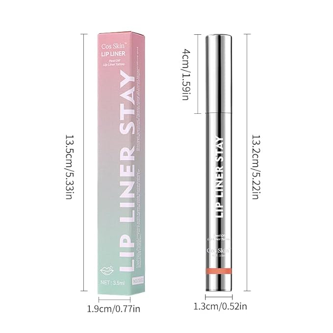 Lip Stain Peel Off & Lip Liner – Mauve Nude Long Lasting Waterproof Velvet Matte Lip Stain, Smudge-Proof Transfer-Resistant Lip Glaze, 02 MUAH-ve 3.5ml (Mauve Nude)