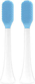 Tongue Scraper Heads Compatible with Philips Sonicare Click-On Handles – Gentle & Effective Tongue Cleaner, Fresh Breath, 2 Pack, Replacement Brush Heads (White, One Size)