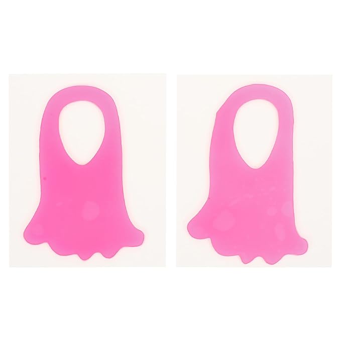 2Pcs Wrinkle Nasolabial Folds Sticker, Anti-Wrinkle Face Patches for Girls Women, Silicone Rosy Facial Care Stickers Lines, Mouth Wrinkles, and