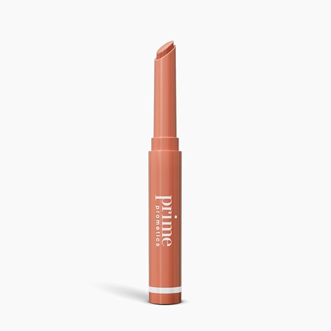 Prime Prometics PrimeLip Plumping Lip Balm for Mature Women – 3-in-1 Lipstick, Gloss & Balm – Non-Stinging Lip Plumper – Smooths Lip Lines, Lightweight, Buildable Color (Nude Glow)