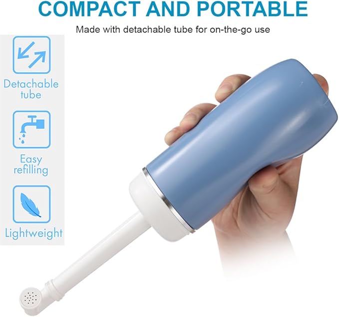 Portable Bidets 400ml Mini Bidet Toilet Water Sprayer Travel Bidet Bottle Peri Bottle for Women Essentials for Postpartum Perineal Care
