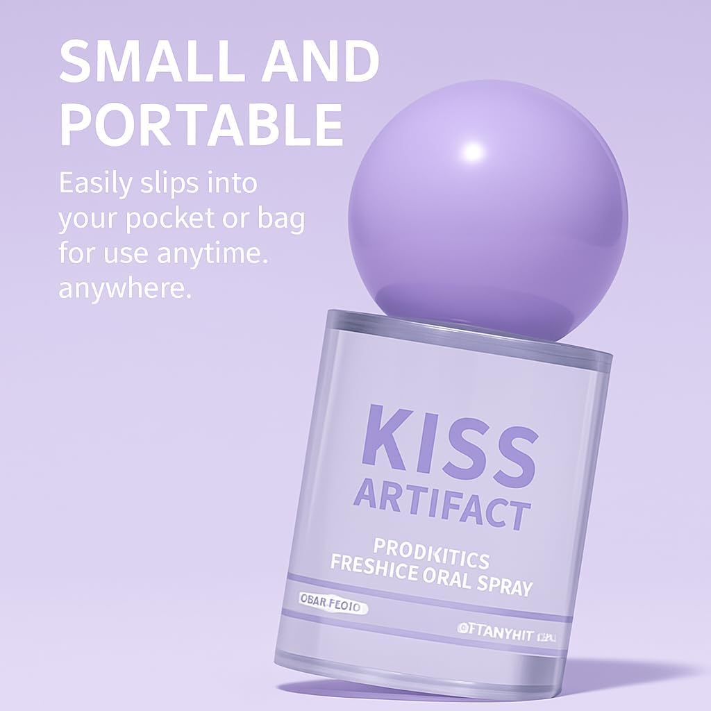 Oral Spray – Fresh Breath Support, Cooling & Refreshing Effect, Compact Travel-Friendly Design – Ideal for On-The-Go Breath Freshening (2Pack)