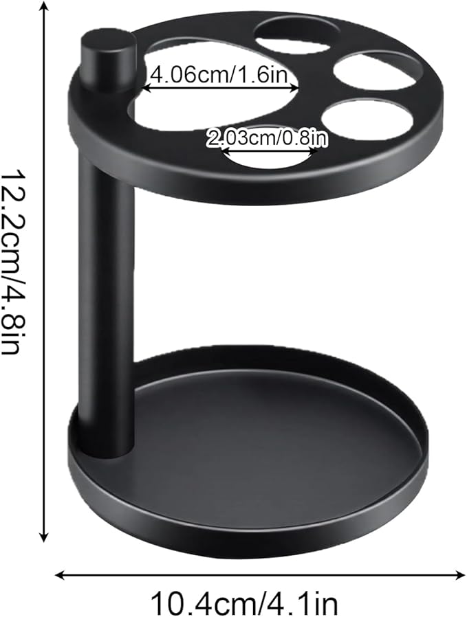 Bathroom Toothbrush Holder - Tooth Brush Toothpaste Stand Countertop Organizer,Shower Storage Rack with Ventilated Slots for Travel Restroom Counter Vanity Toilet Dorm Shavers Small Comb