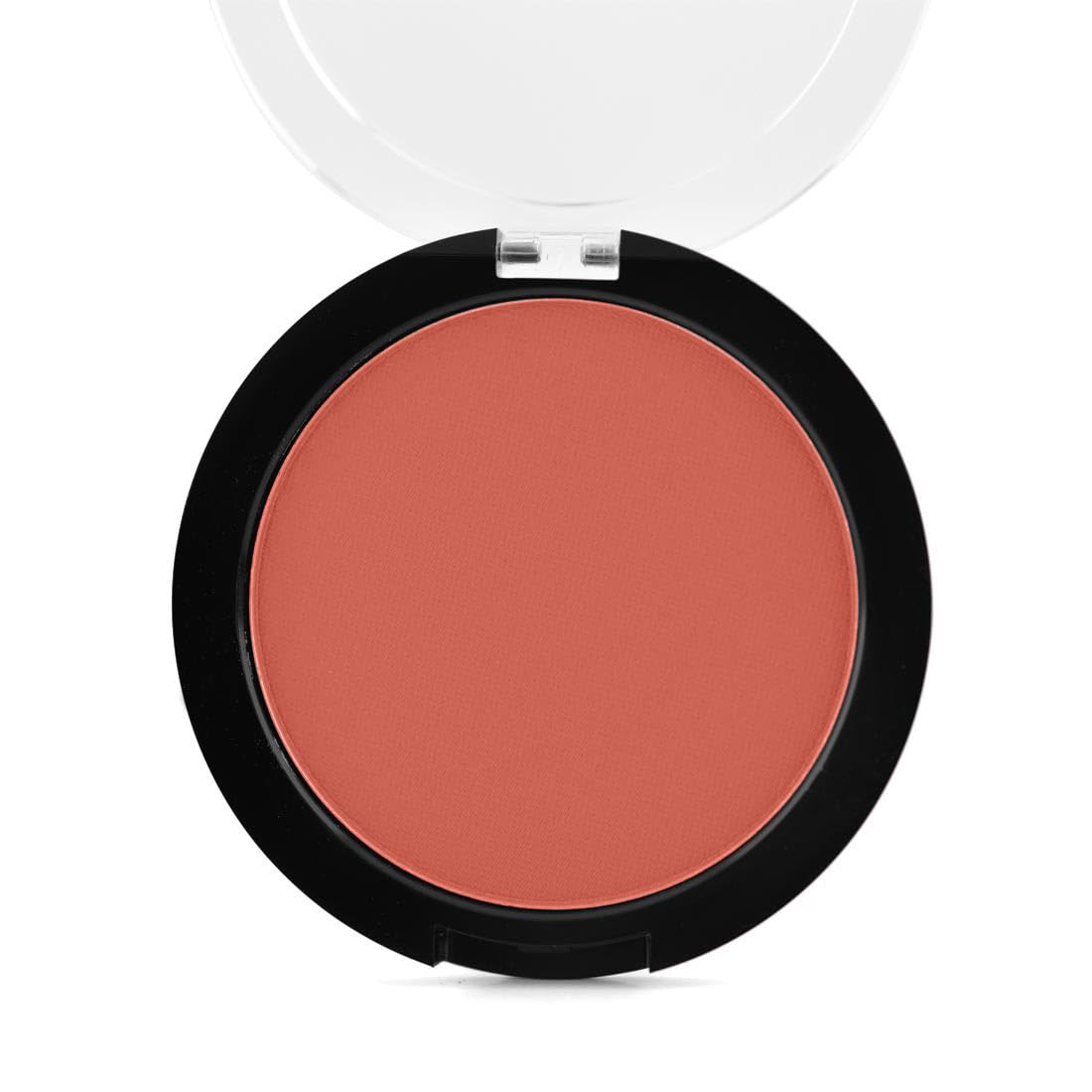 Palladio Matte Blush, Brushes onto Cheeks Smoothly, Soft Matte Look and Even Finish, Flawless Velvety Coverage, Effortless Blending Makeup, Flatters the Face, Convenient Compact, Toasted Apricot