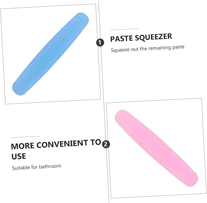 20pcs Toothpaste Squeezer Toothpaste Extruder for Easy Squeeze Made of for Creams Cleansers Random Colors